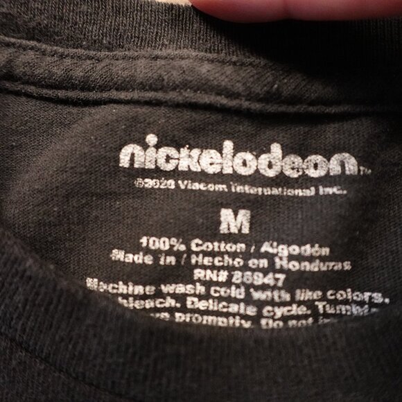 Nickelodeon AAAHH!!! Real Monsters Graphic T-Shirt Men’s Medium Black 90s Retro - Picture 3 of 6